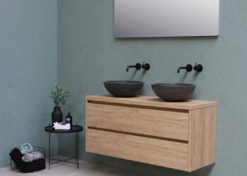 brown wooden cabinet with sink